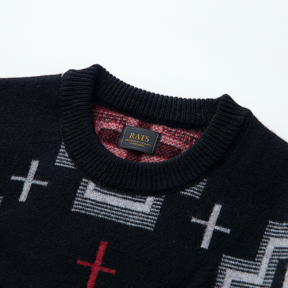 Native Cross Crew Neck Knit