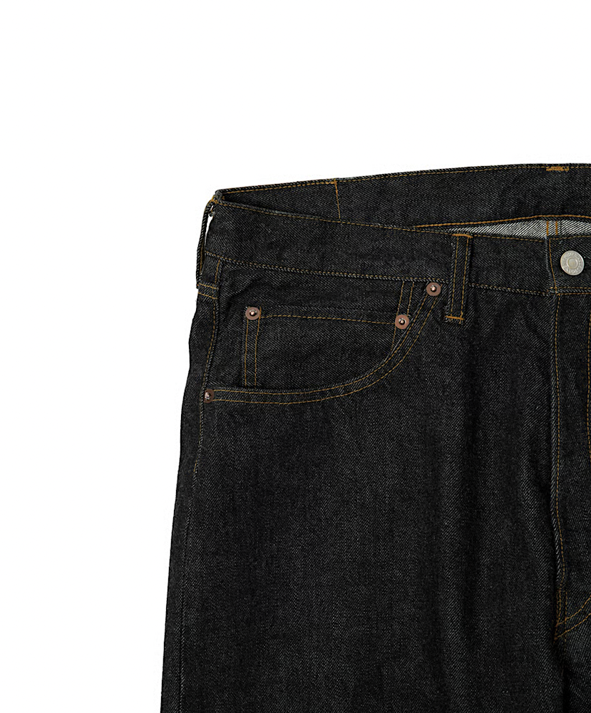 Black Denim 5P Pants WASH