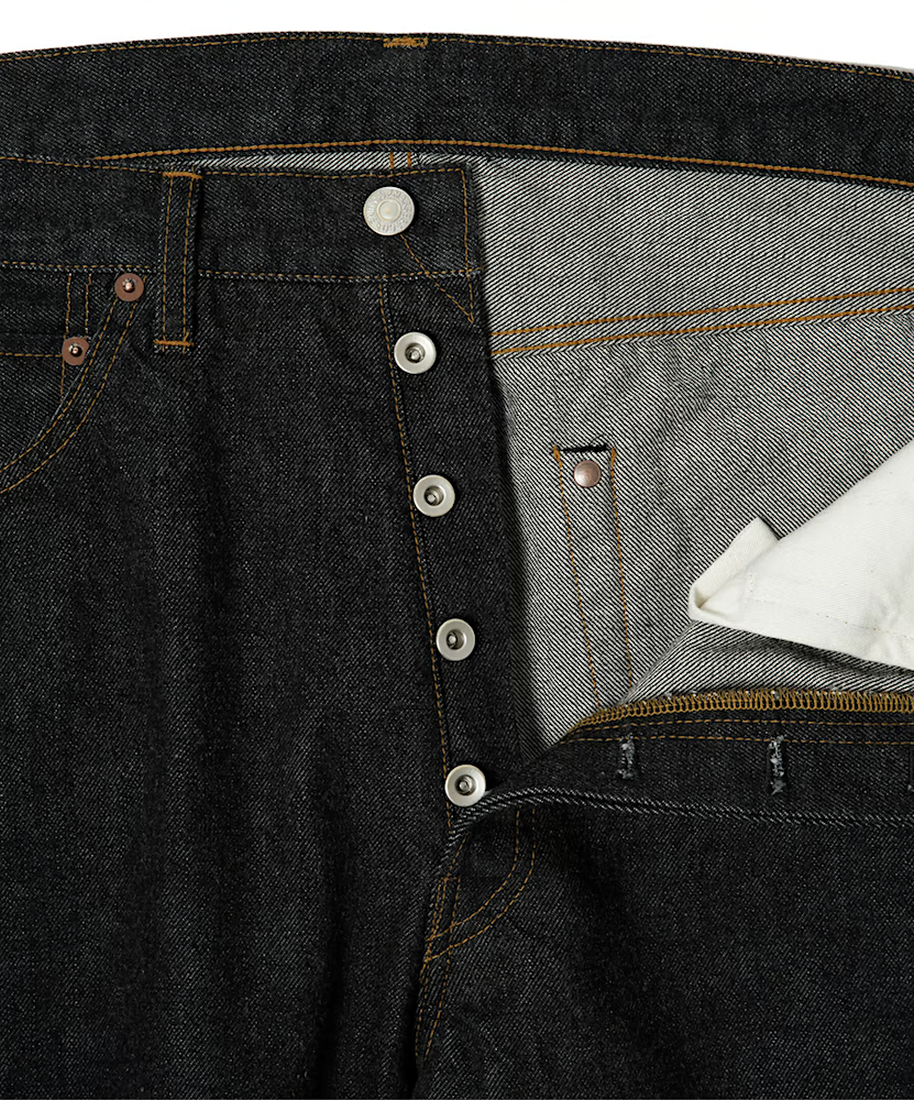 Black Denim 5P Pants WASH