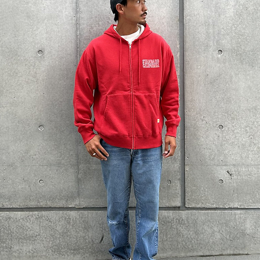 RUSSELL ATHLETIC / SD W Face Logo Zip Hood Sweat