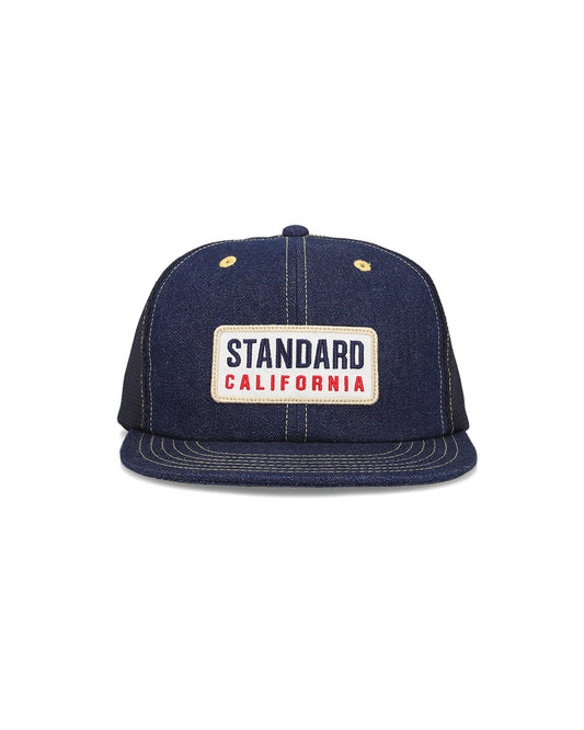 SD Box Logo Patch Denim Mesh Cap
