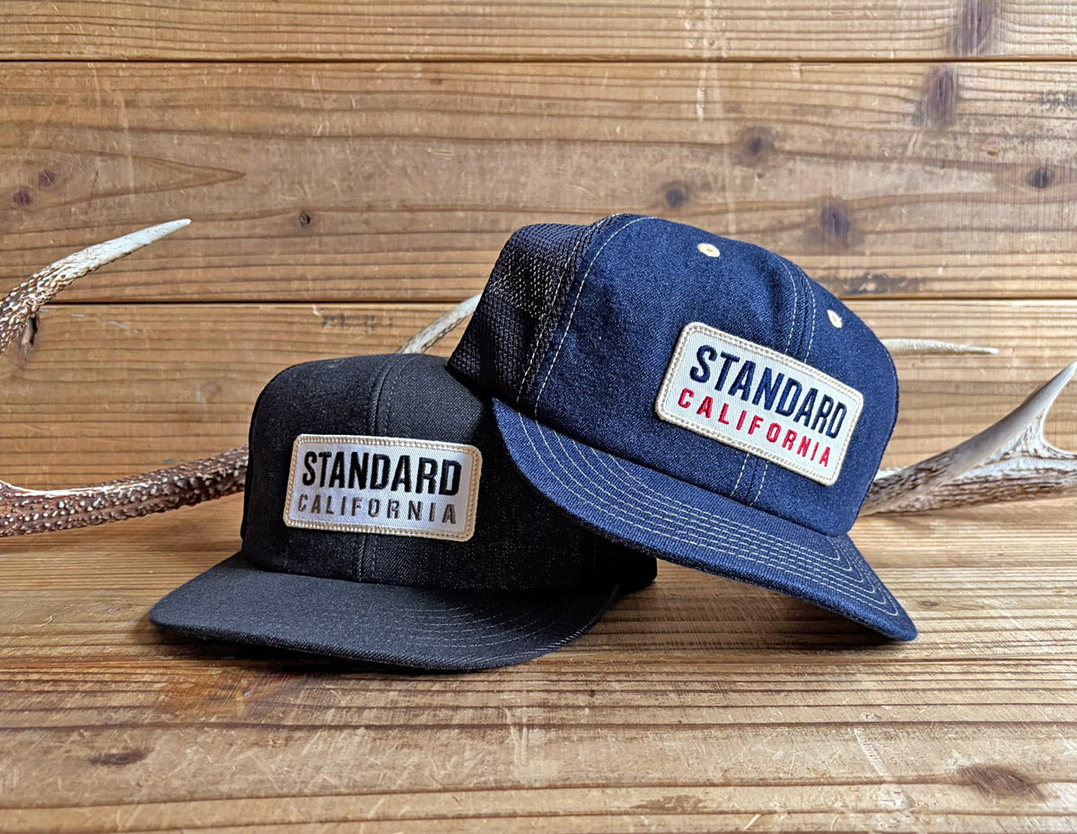 SD Box Logo Patch Denim Mesh Cap