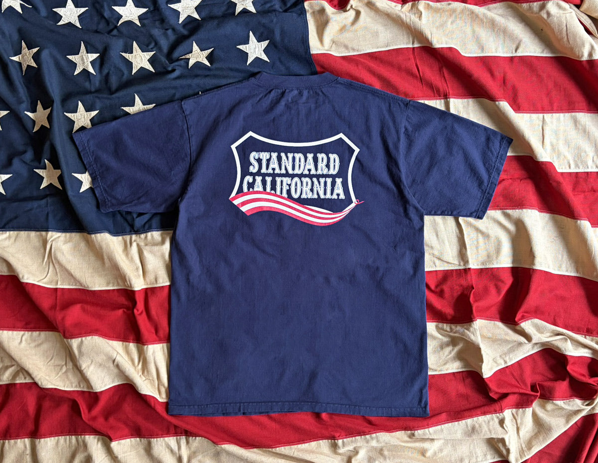 SD Heavyweight Shield Logo T July 4th