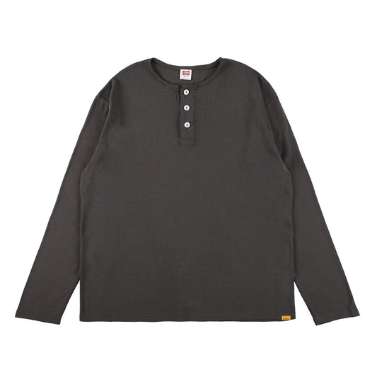 SD Heavyweight Rib Henley Long Sleeve T