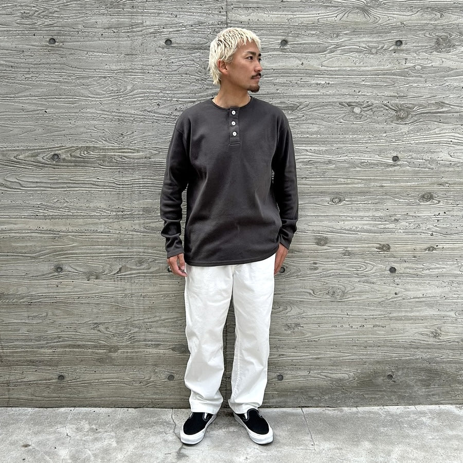 SD Heavyweight Rib Henley Long Sleeve T