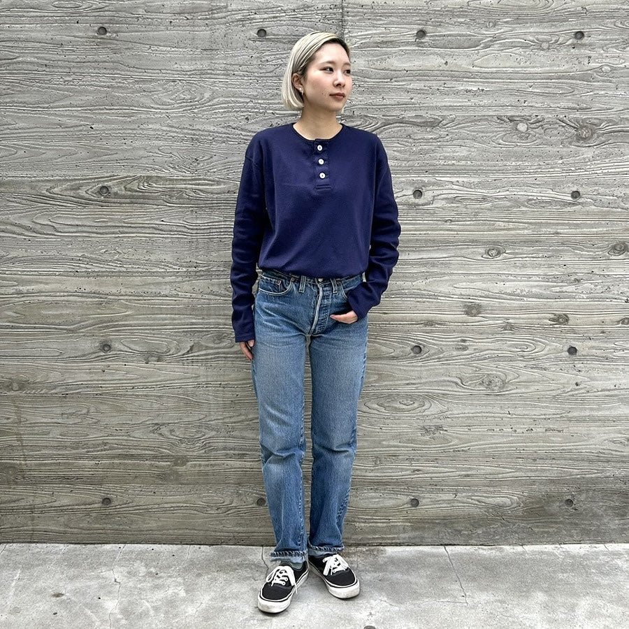 SD Heavyweight Rib Henley Long Sleeve T