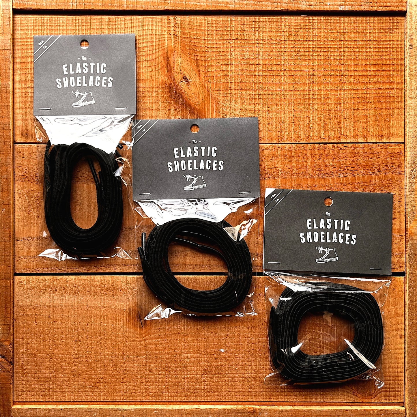 ELASTIC SHOELACES / BLACK 100 I 120 I 140mm