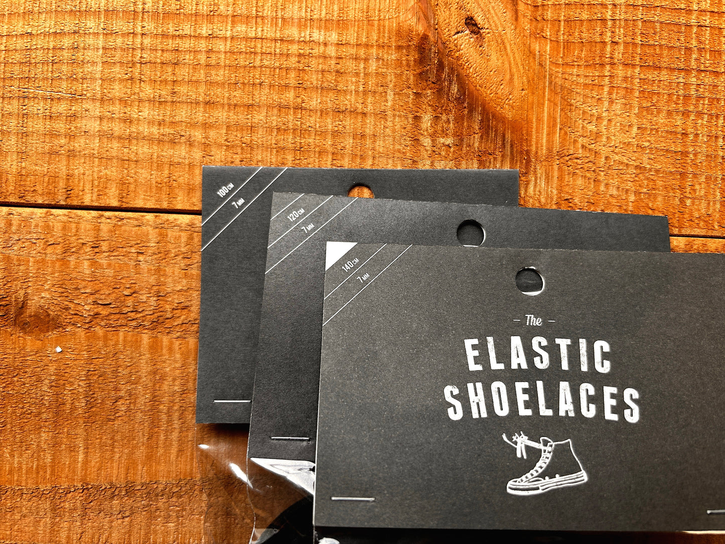 ELASTIC SHOELACES / BLACK 100 I 120 I 140mm