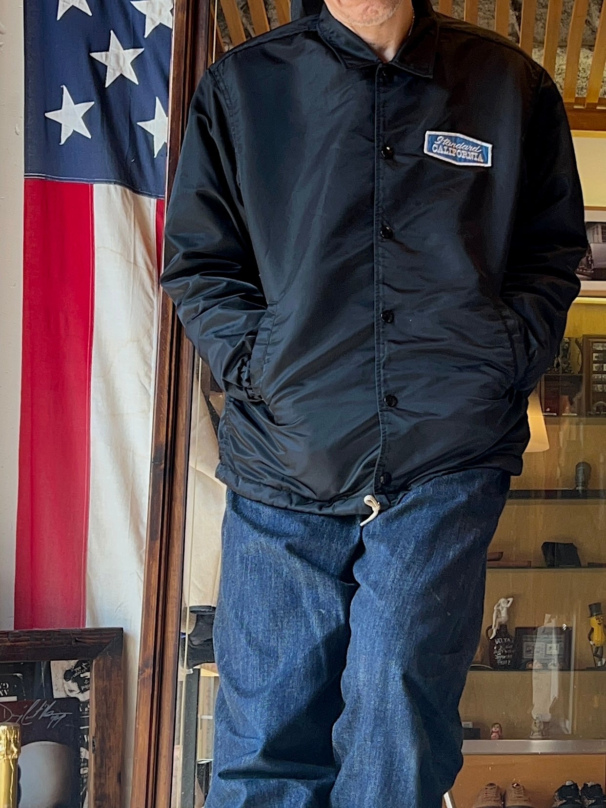 SD Stadium Logo Patch Coach Jacket