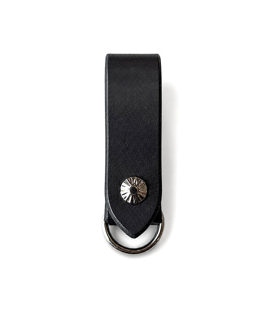 Keys Leather Holder BLACK x SILVER