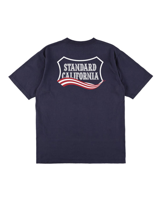 SD Heavyweight Shield Logo T July 4th