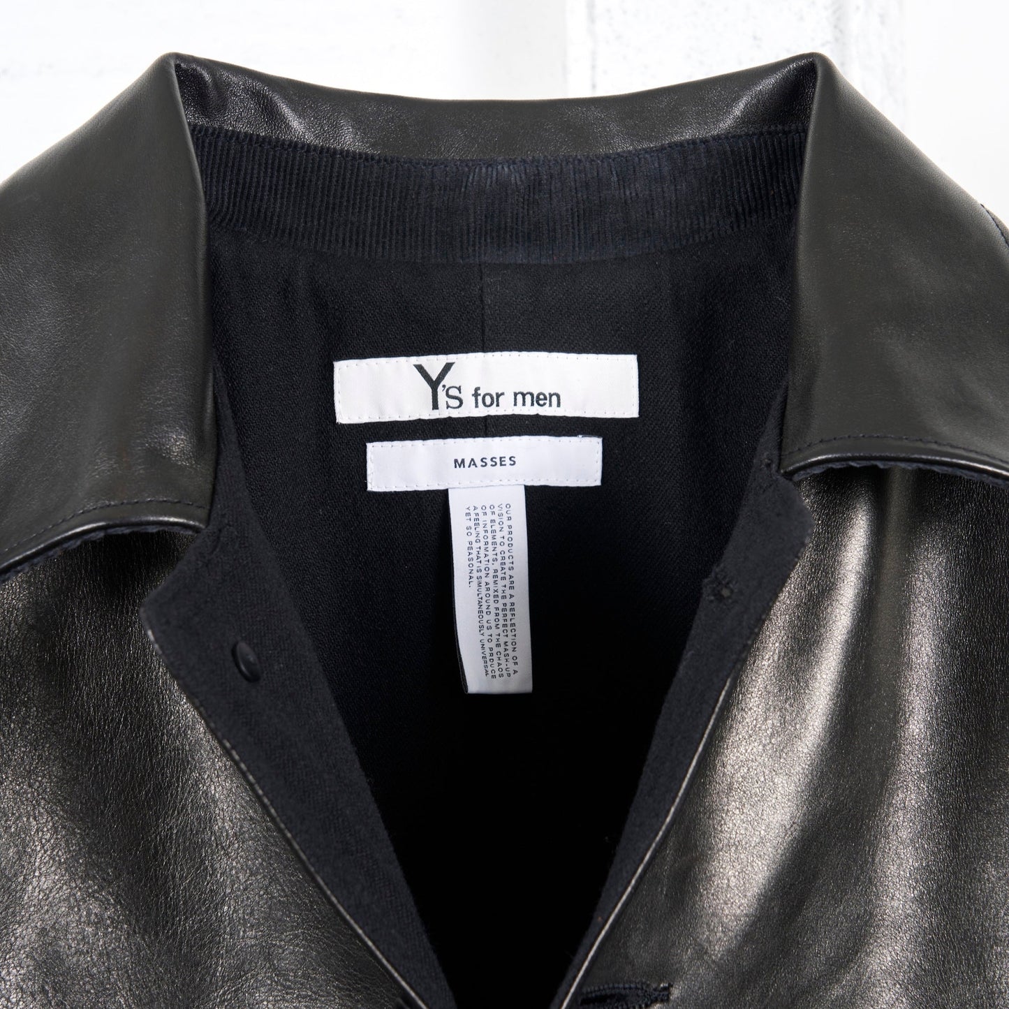 LEATHER CAR COAT Ys