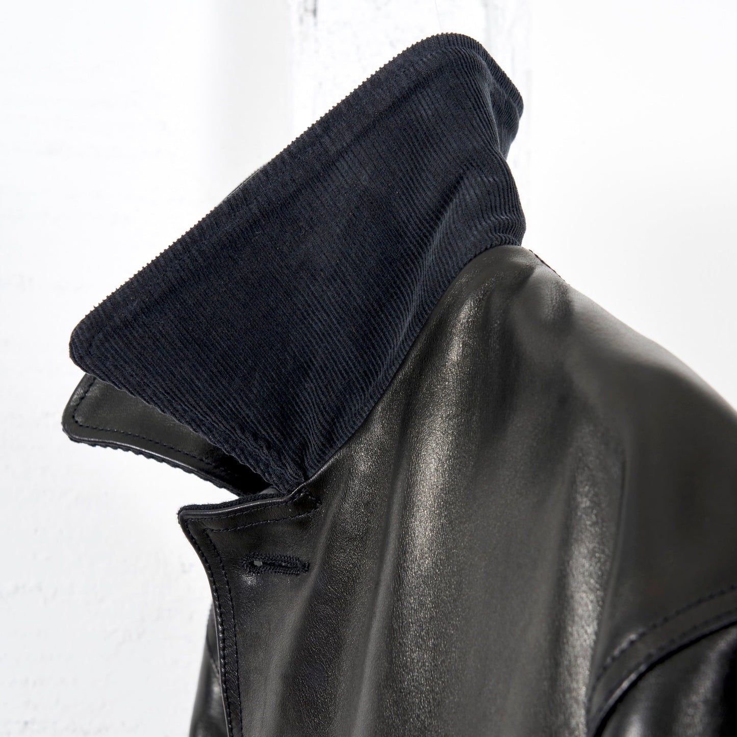 LEATHER CAR COAT Ys