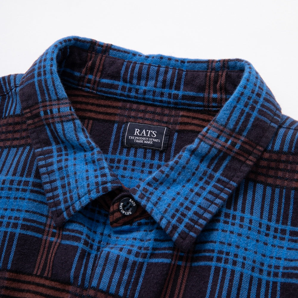 CR Flannel Blue Check Shirt