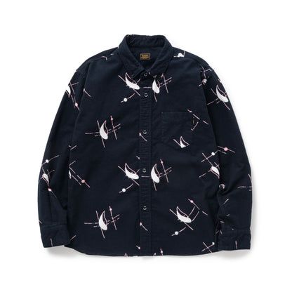 Atomic Print Flannel B.D SHIRT