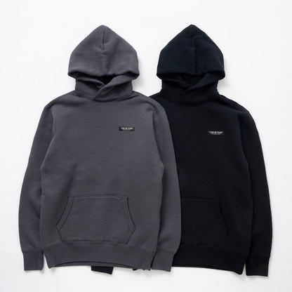 Fleece Cross Neck Hoodie