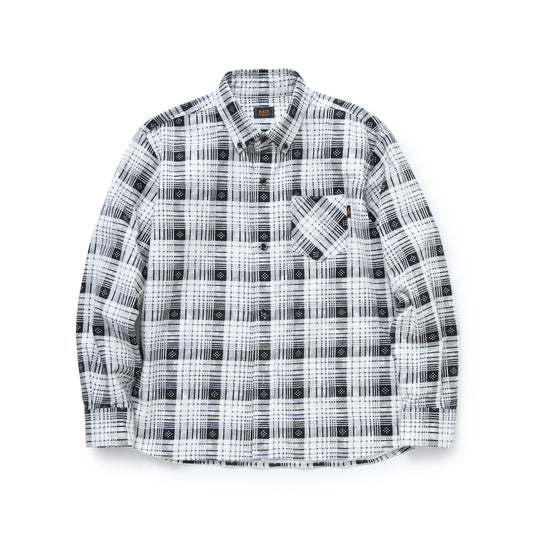 B.D Print Flannel Check Shirt