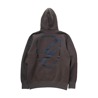 Cross Neck Hoodie BOLT / KHAKI