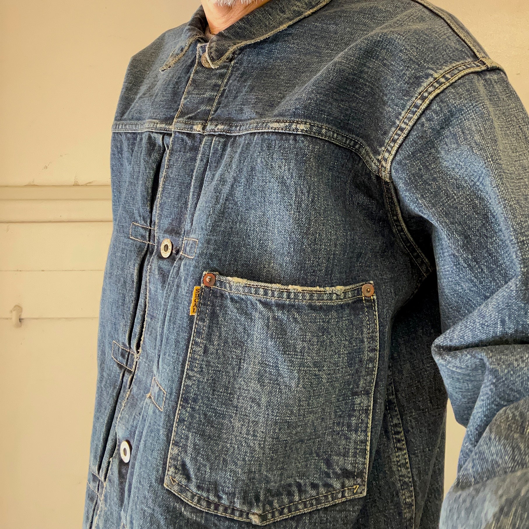 SD Denim Jacket S996 WW II Vintage Wash – insist-stack.store
