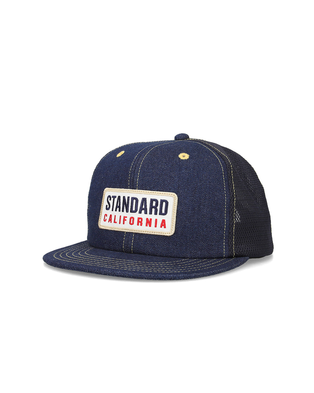 SD Box Logo Patch Denim Mesh Cap
