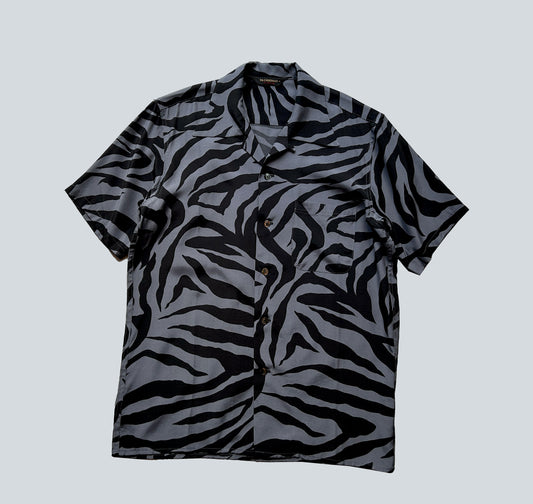 Hawaiian SS Shirt / Zebra