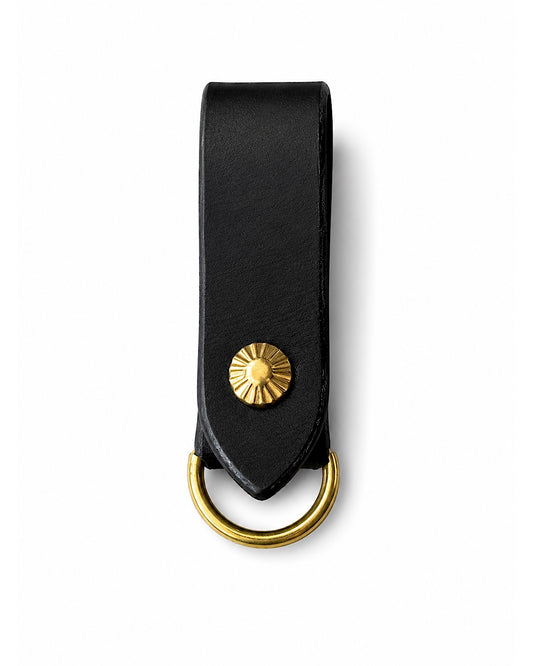 Keys Leather Holder BLACK x BRASS