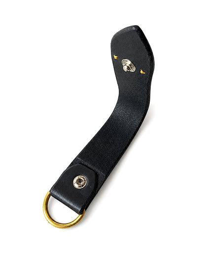 Keys Leather Holder BLACK x BRASS