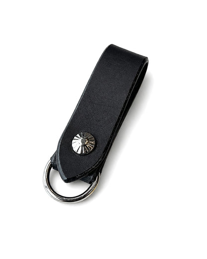 Keys Leather Holder BLACK x SILVER