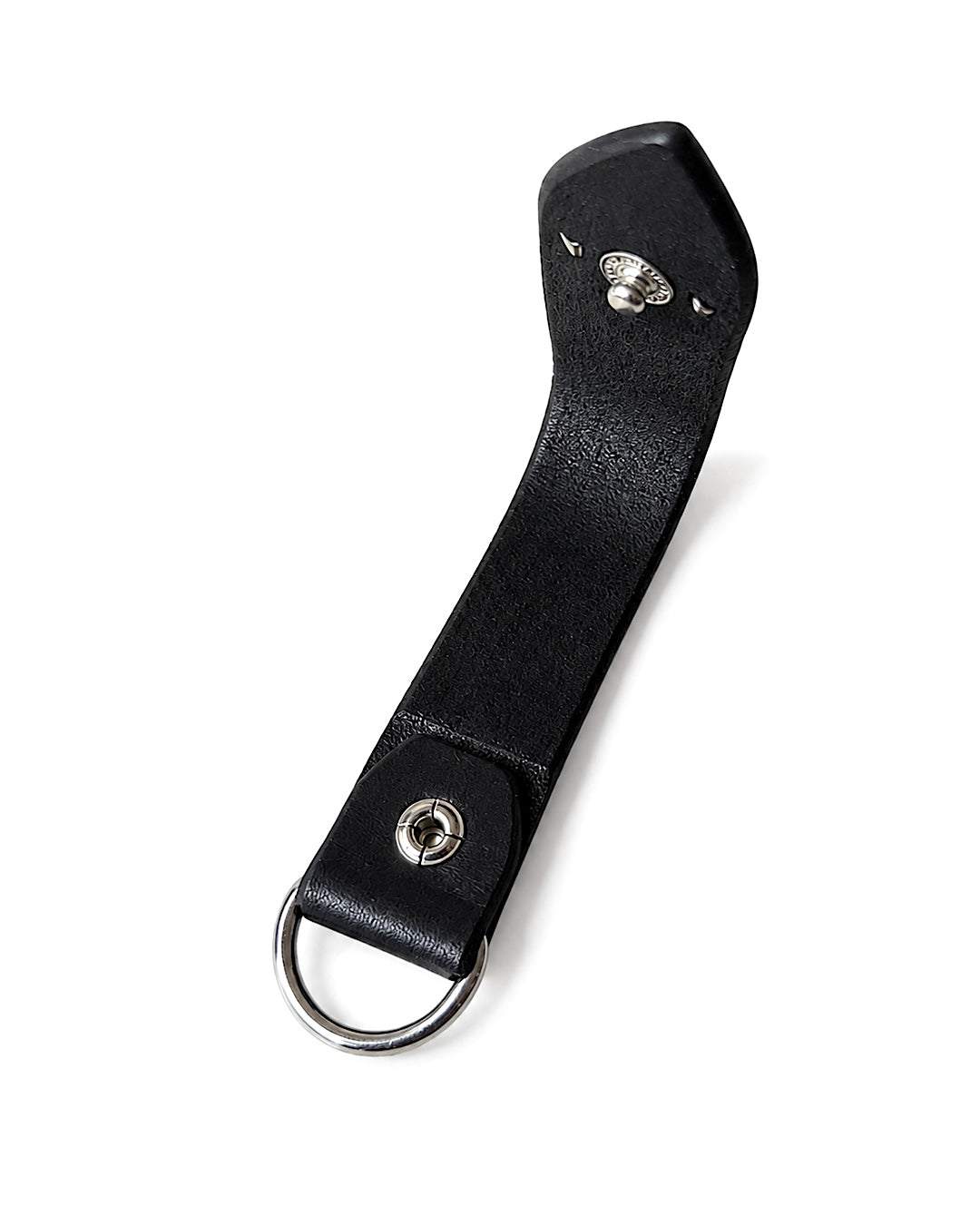 Keys Leather Holder BLACK x SILVER