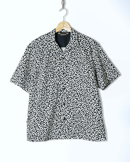 Daily Open Shirt LS / BLACK Leopard