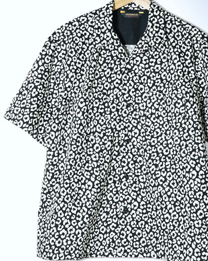 Daily Open Shirt LS / BLACK Leopard