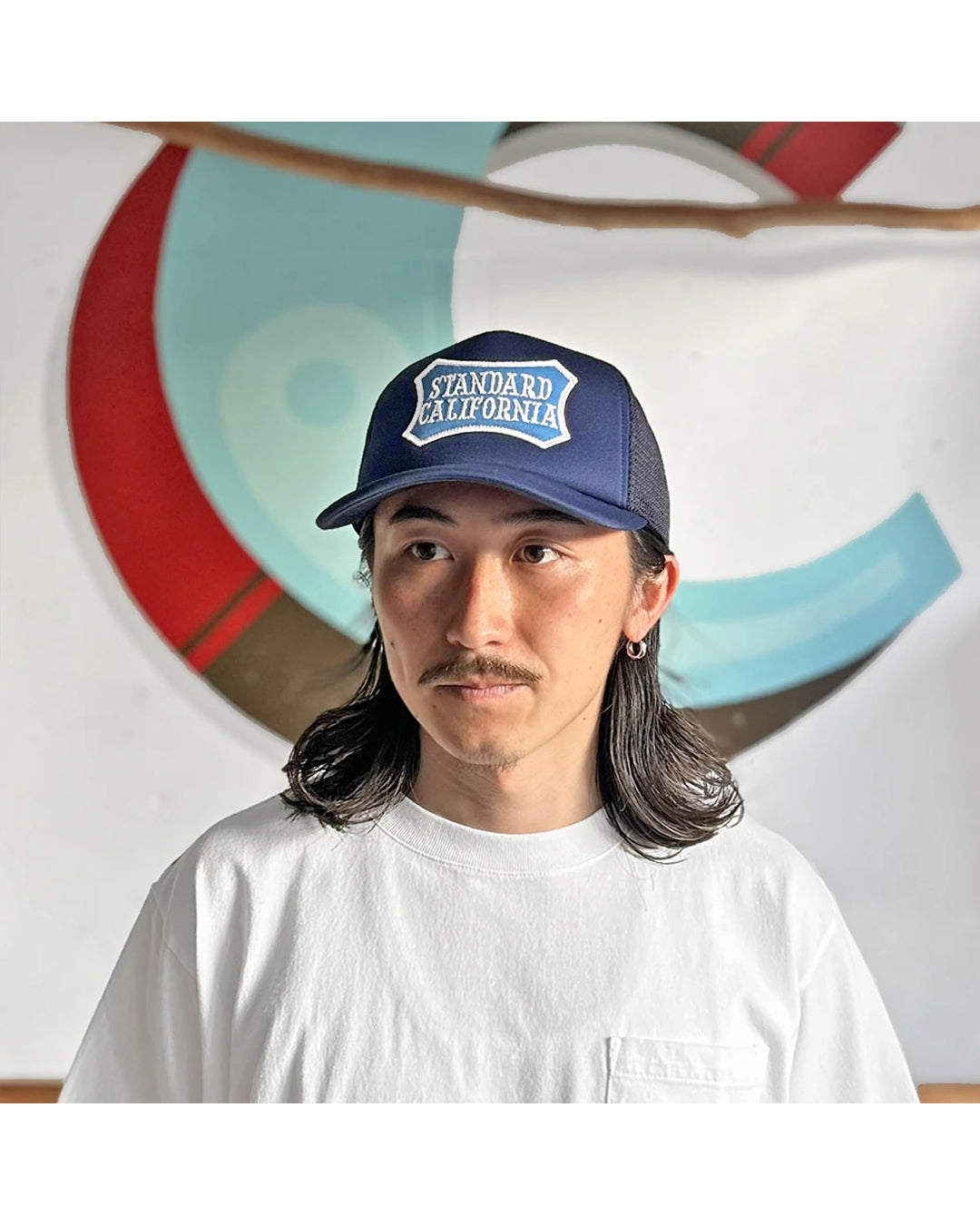 SD Basic Logo Patch Mesh Cap