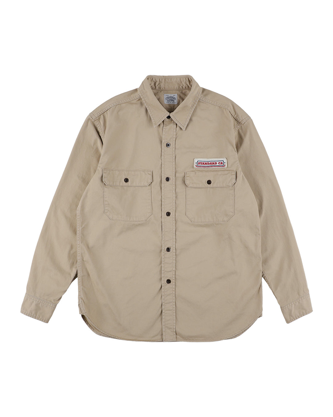 SD Logo Patch Work Shirt Vintage Wash