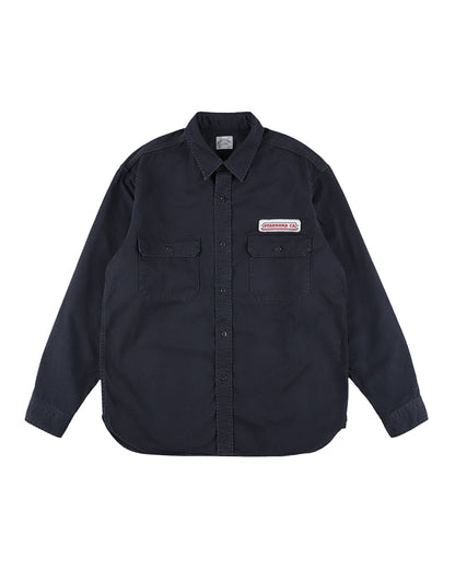 SD Logo Patch Work Shirt Vintage Wash