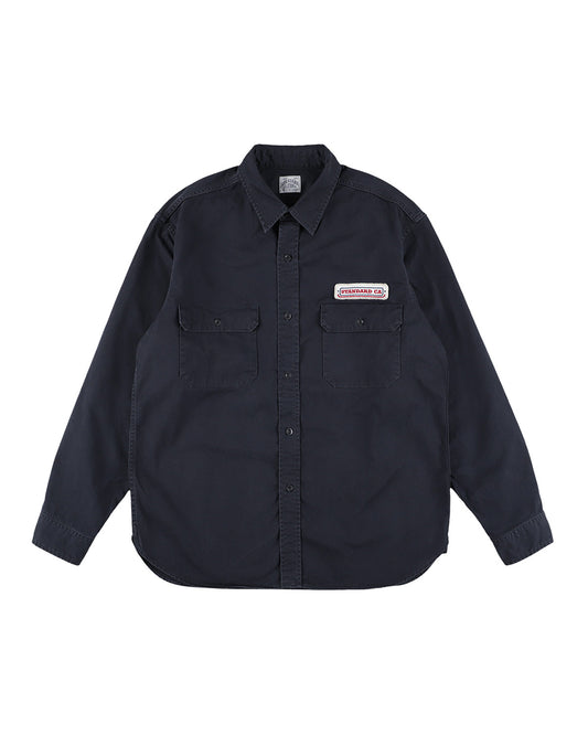 SD Logo Patch Work Shirt Vintage Wash