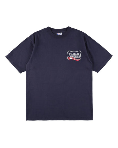SD Heavyweight Shield Logo T July 4th