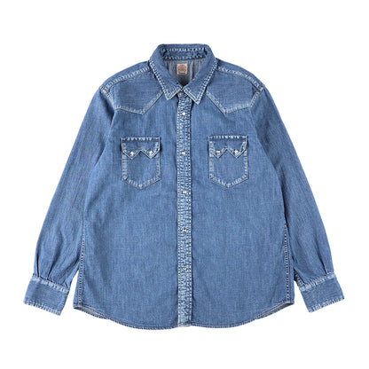SD Denim Western Shirt Vintage Wash