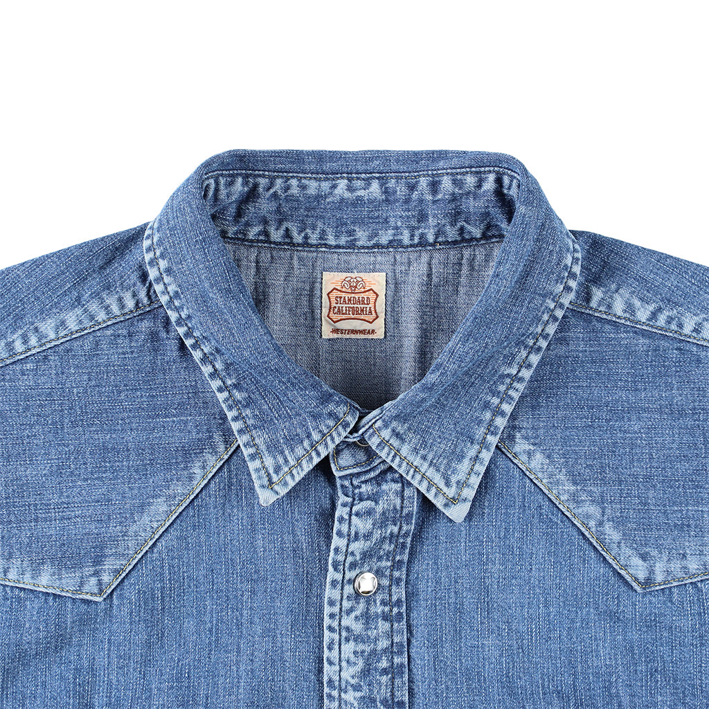 SD Denim Western Shirt Vintage Wash – insist-stack.store
