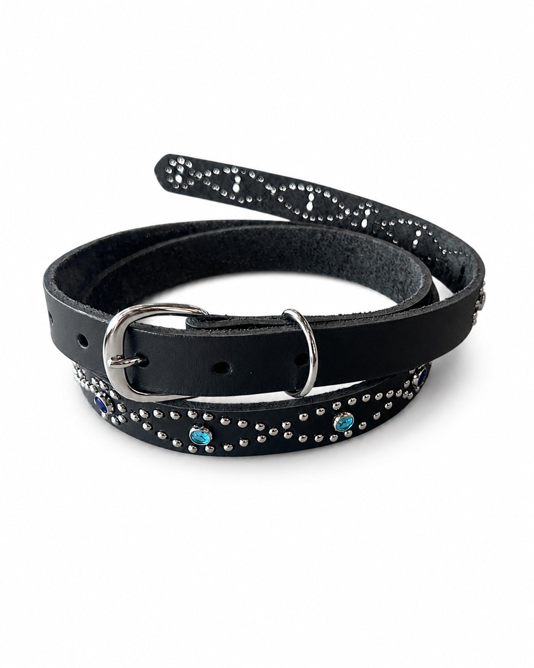 Narrow Belt Studs&Stone