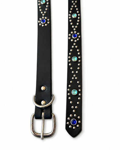 Narrow Belt Studs&Stone