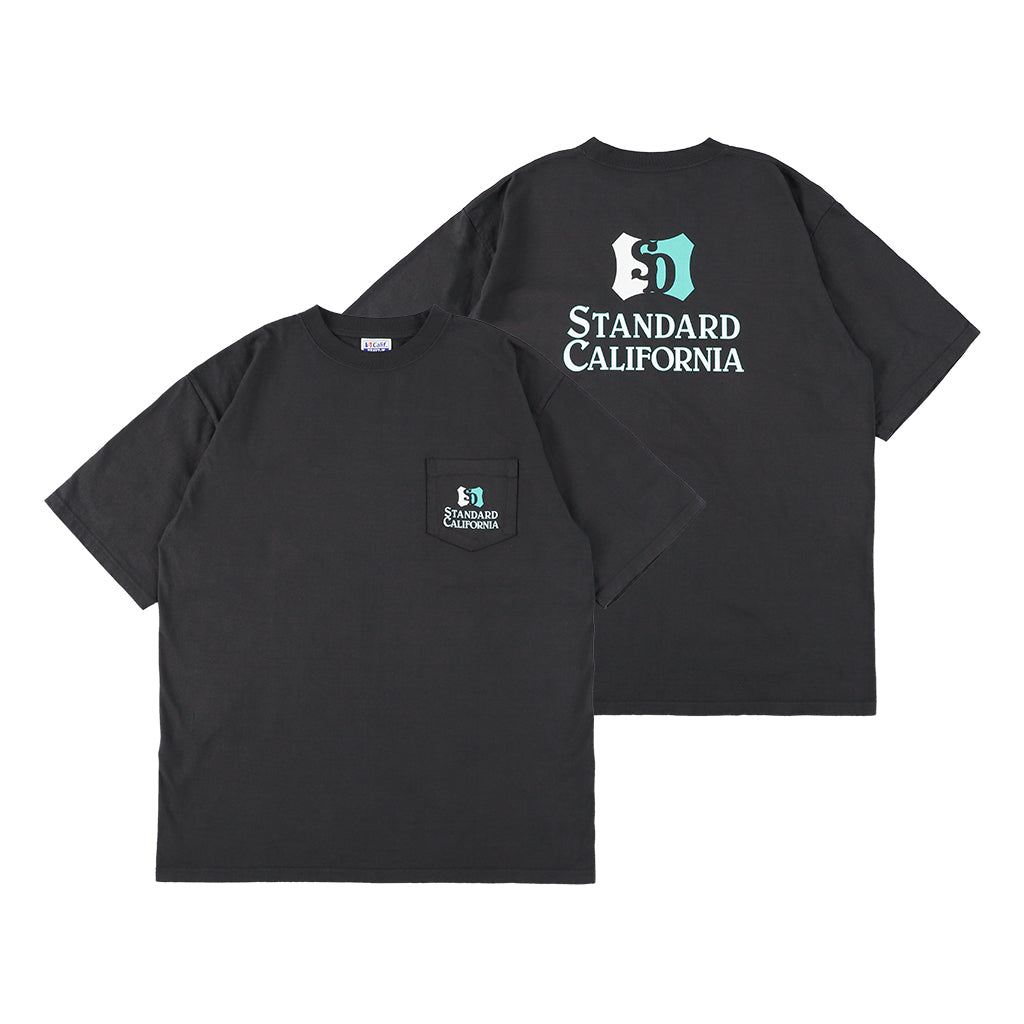 SD Heavyweight Shield Logo Pocket T