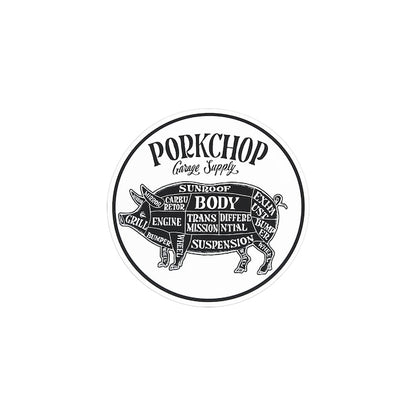 Pork Chop Circle Sticker