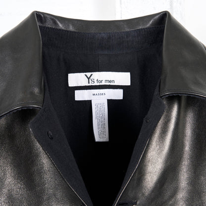 LEATHER CAR COAT Ys