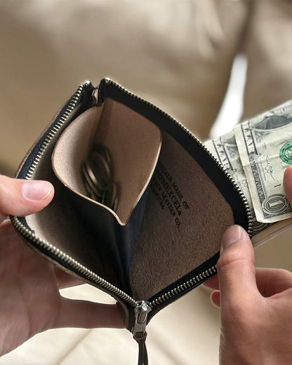Button Works / SD Leather Wallet